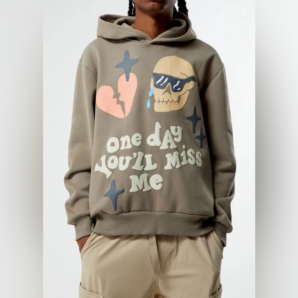 NWOT Pacsun You'll Miss Me Hoodie Sz M